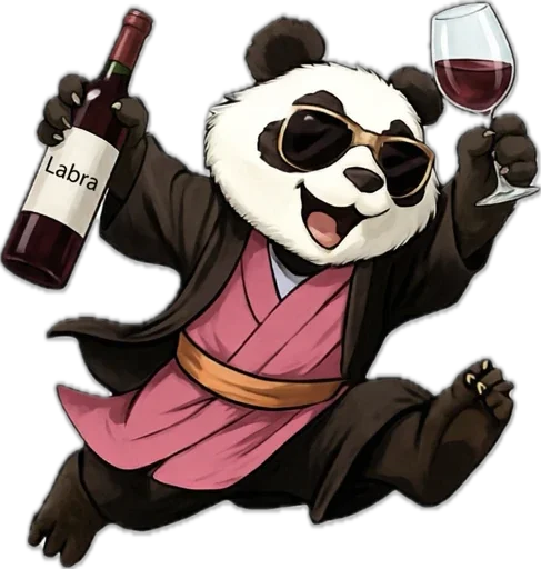 Стикер 7 Lunky Panda