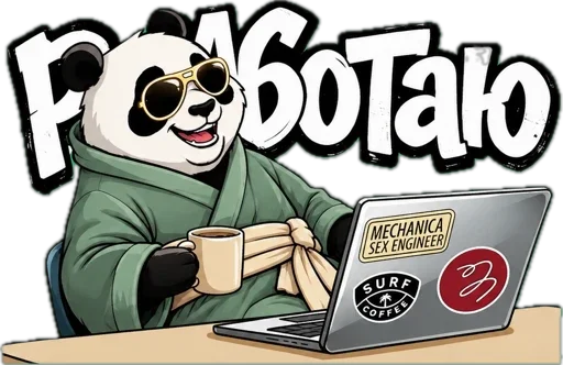 👨‍💻 Стикер «Lunky Panda» для Telegram