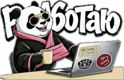 Стикер 8 Lunky Panda