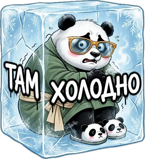 🥶 Стикер «Lunky Panda» для Telegram