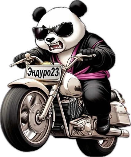 Стикер 33 Lunky Panda