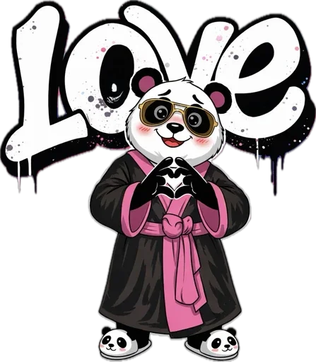 Стикер 11 Lunky Panda