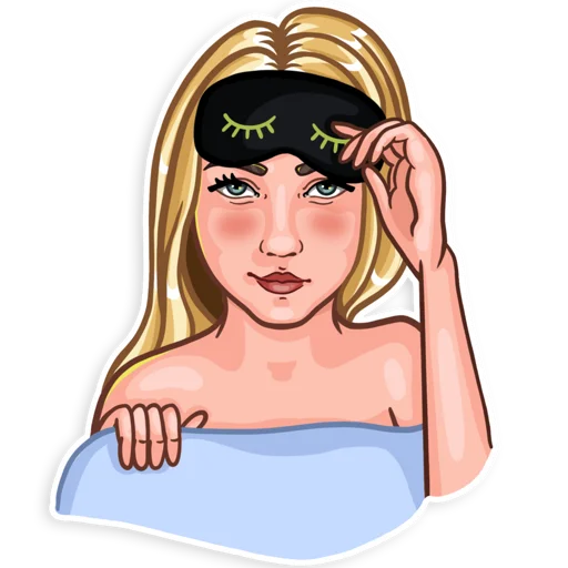 😴 Стикер «Луноликая» для Telegram