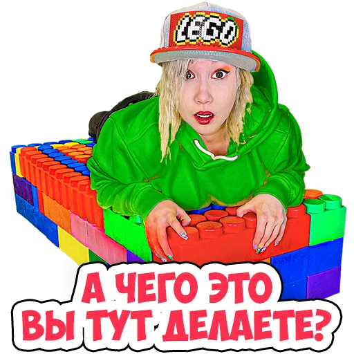 👩‍🦰 Стикер «- ЛУНОМОСИК» для Telegram