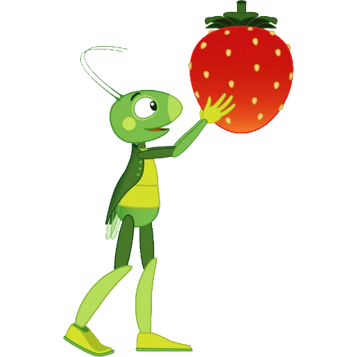 🍓 Стикер «Лунтик и его друзья» для Telegram
