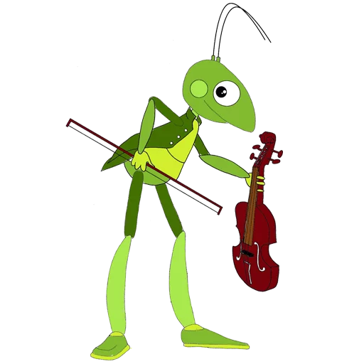 🎻 Стикер «Лунтик и его друзья» для Telegram
