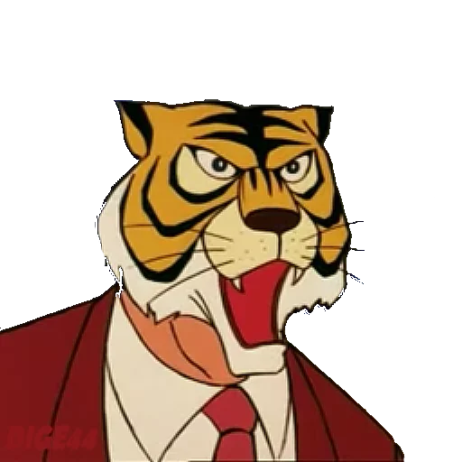🙂 Стикер «Tiger Man» для Telegram
