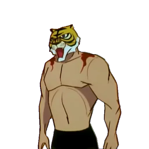 🤕 Стикер «Tiger Man» для Telegram