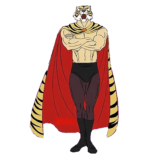 😎 Стикер «Tiger Man» для Telegram