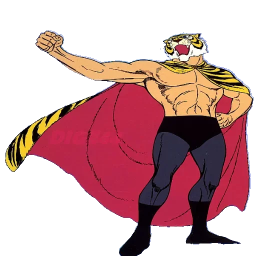 😁 Стикер «Tiger Man» для Telegram