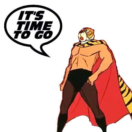 🚶‍♂ Стикер «Tiger Man» для Telegram
