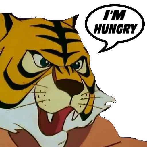 🥩 Стикер «Tiger Man» для Telegram
