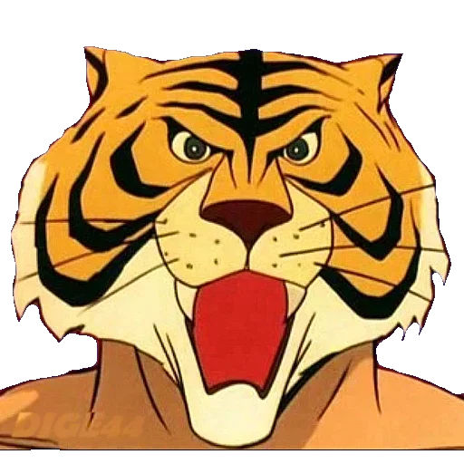 Стикерпак Tiger Man для Telegram