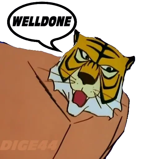 👌 Стикер «Tiger Man» для Telegram