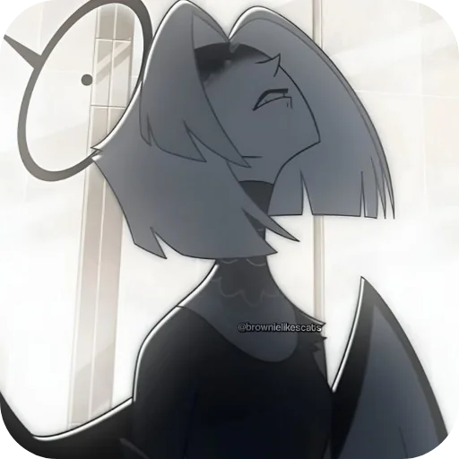 😕 Стикер «Lute Hotel Hazbin» для Telegram