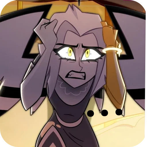😭 Стикер «Lute Hotel Hazbin» для Telegram