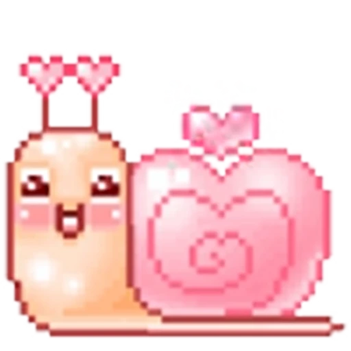 🐌 Эмодзи «lovely pink» для Telegram