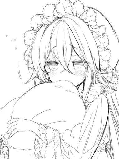🖤 Стикер «luvmanga» для Telegram
