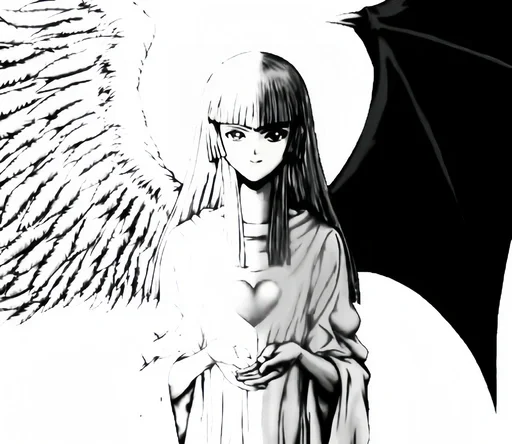 🤍 Стикер «luvmanga» для Telegram