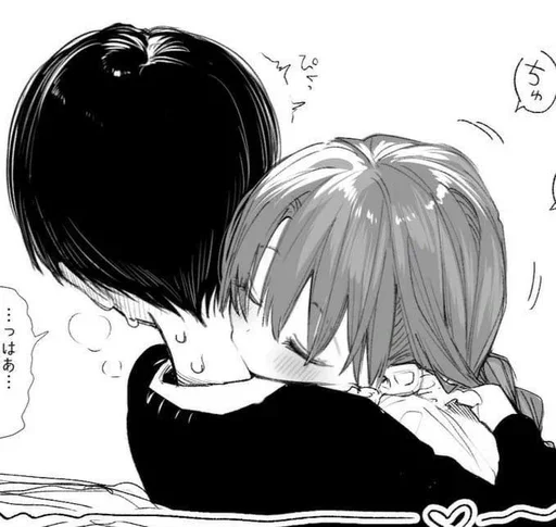 🖤 Стикер «luvmanga» для Telegram