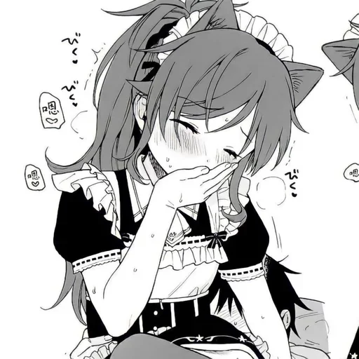 🖤 Стикер «luvmanga» для Telegram