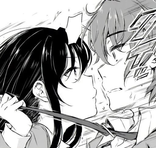 🖤 Стикер «luvmanga» для Telegram