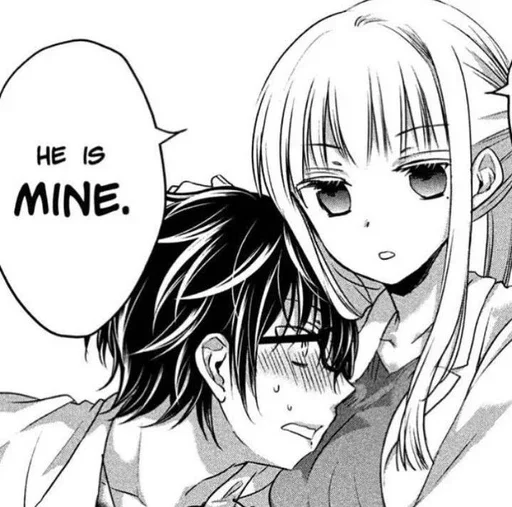 🖤 Стикер «luvmanga» для Telegram
