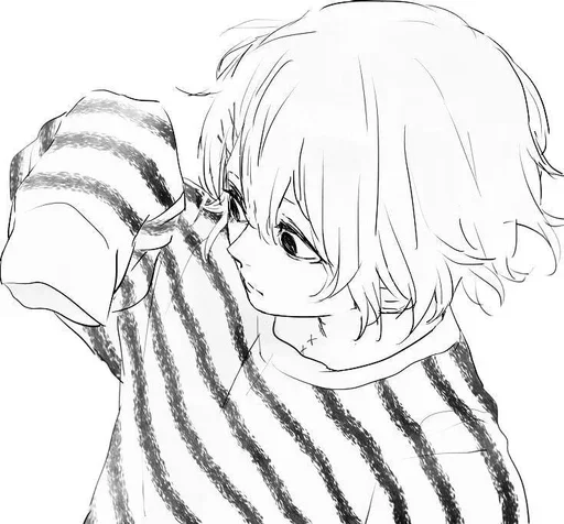 🖤 Стикер «luvmanga» для Telegram