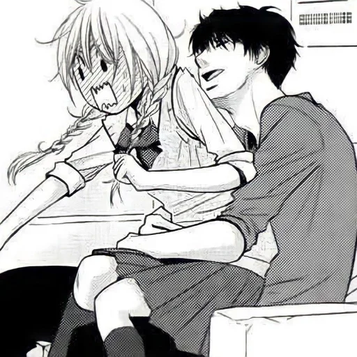 🖤 Стикер «luvmanga» для Telegram
