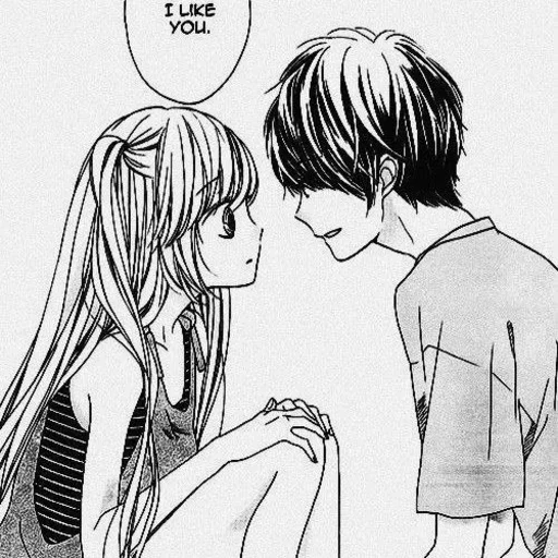 🤍 Стикер «luvmanga» для Telegram