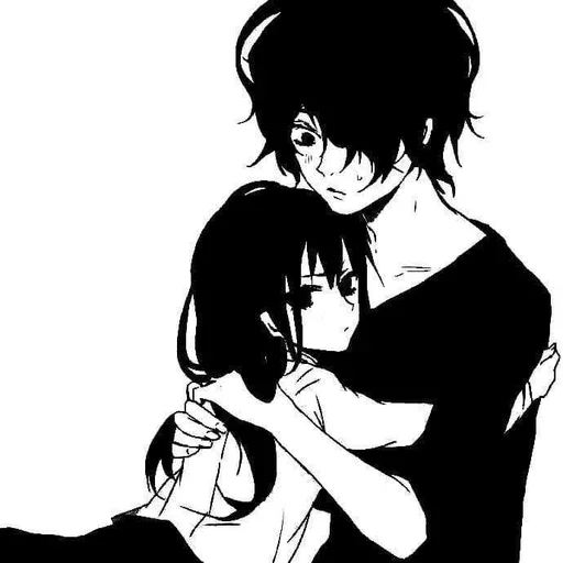 🖤 Стикер «luvmanga» для Telegram