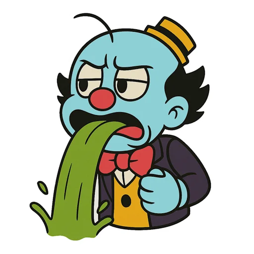 🤮 Стикер «LUX» для Telegram