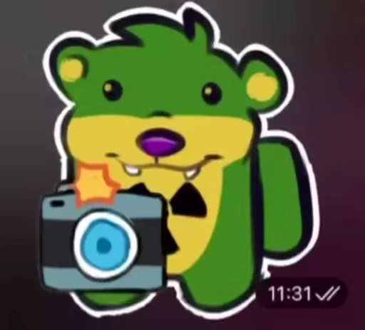 🤨 Стикер «Luxa&;s videos» для Telegram
