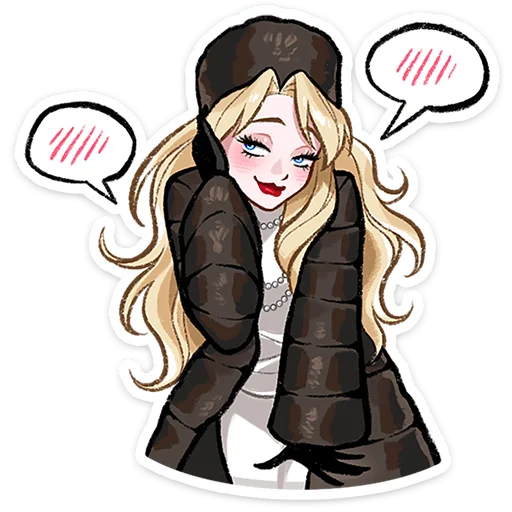 ⭐ Стикер «Люксовые бести» для Telegram