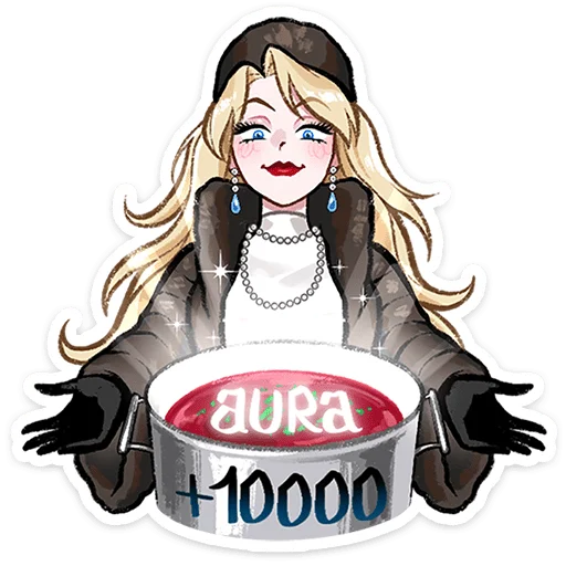 ⭐ Стикер «Люксовые бести» для Telegram