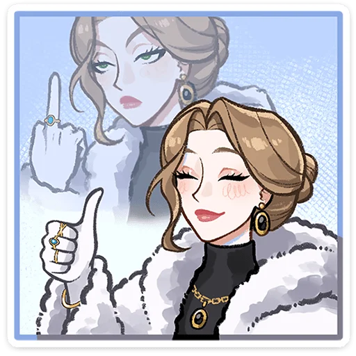⭐ Стикер «Люксовые бести» для Telegram