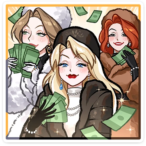 ⭐ Стикер «Люксовые бести» для Telegram