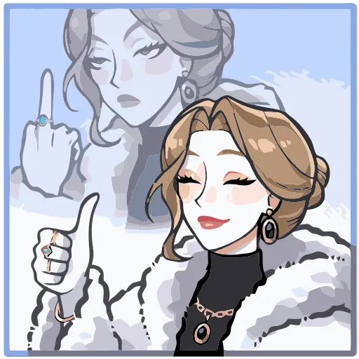 👍 Эмодзи «Люксовые бести» для Telegram