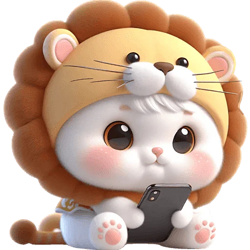 📱 Стикер «Котята львята» для Telegram