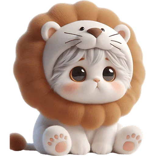 🥺 Стикер «Котята львята» для Telegram