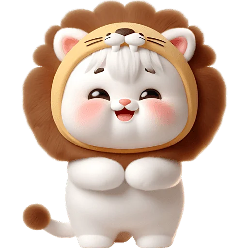 😀 Стикер «Котята львята» для Telegram