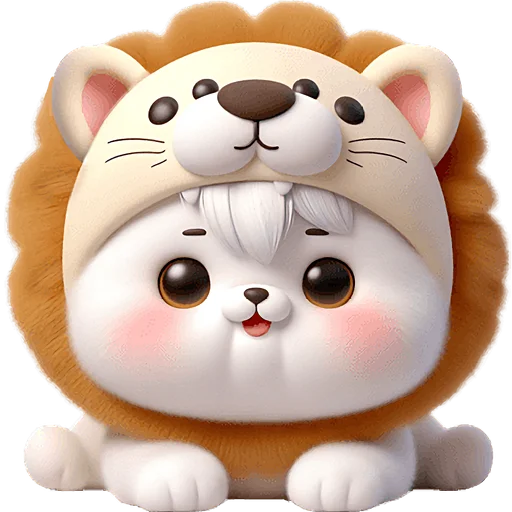 😊 Стикер «Котята львята» для Telegram
