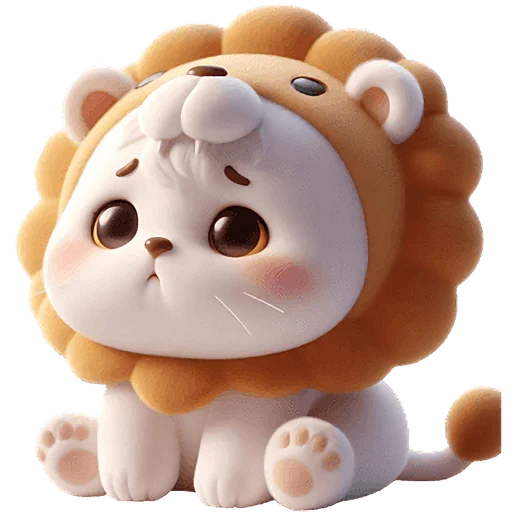🥺 Стикер «Котята львята» для Telegram