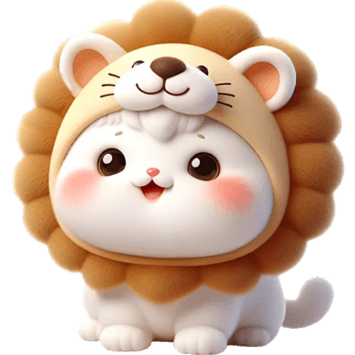 😀 Стикер «Котята львята» для Telegram