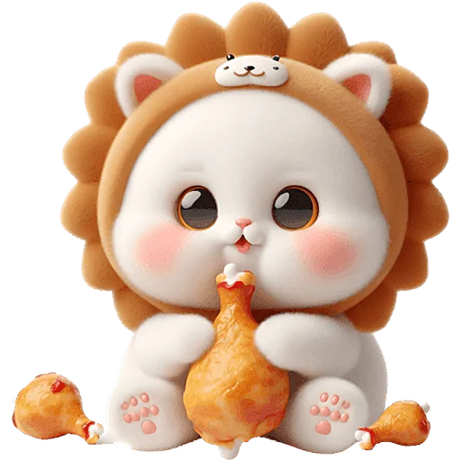 😋 Стикер «Котята львята» для Telegram