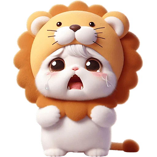 😭 Стикер «Котята львята» для Telegram