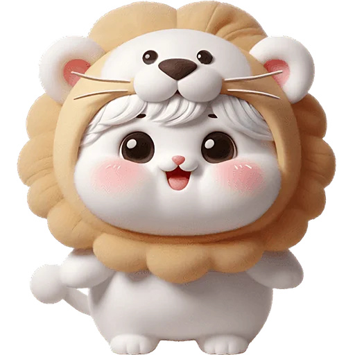 ☺️ Стикер «Котята львята» для Telegram