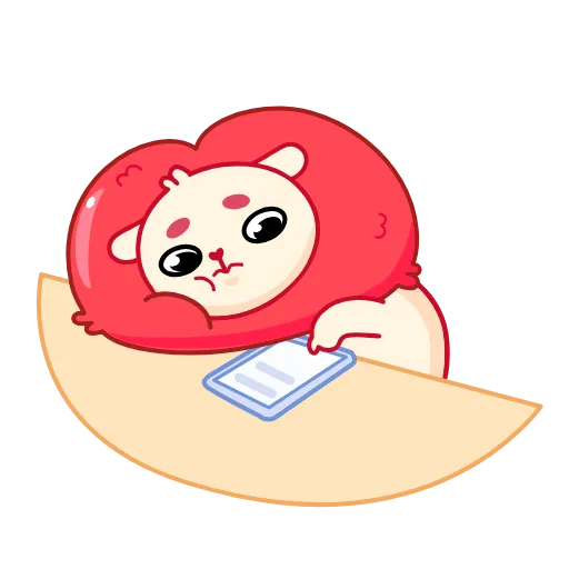 😔 Стикер «Львиное сердце» для Telegram