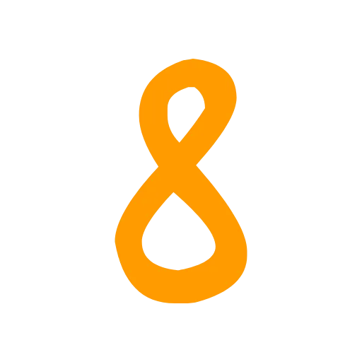 8️⃣ Эмодзи «Orange Font» для Telegram