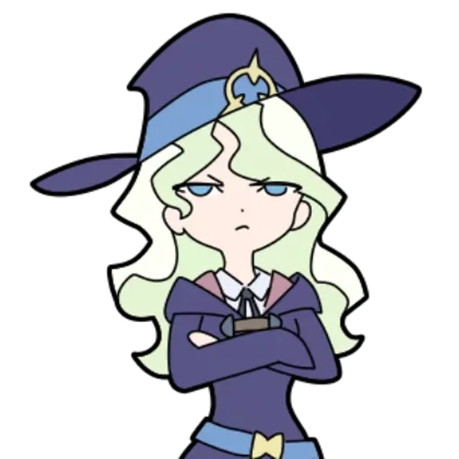 😒 Стикер «Little Witch Academia» для Telegram